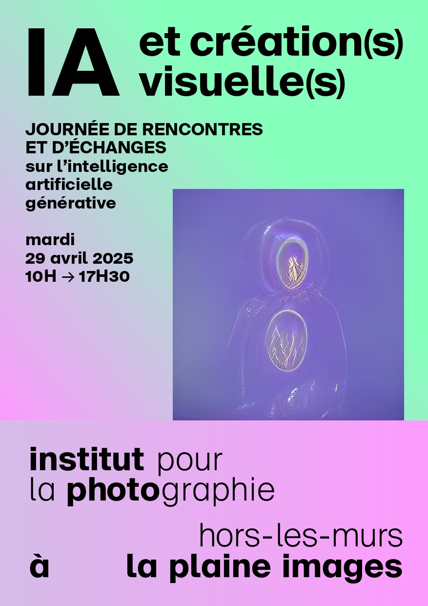 Affiche de la journée de recherche IA et création(s) visuelle(s)