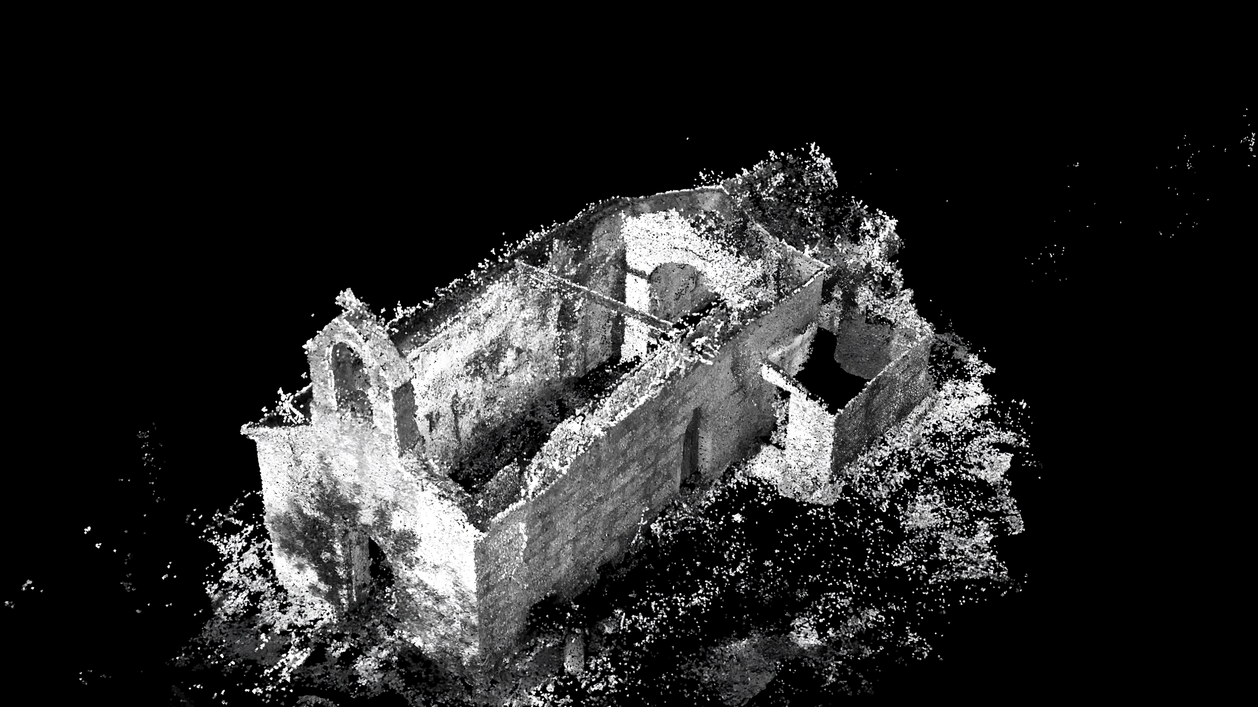 Sur les marches bourdonnait ce qui restait, image vidéo